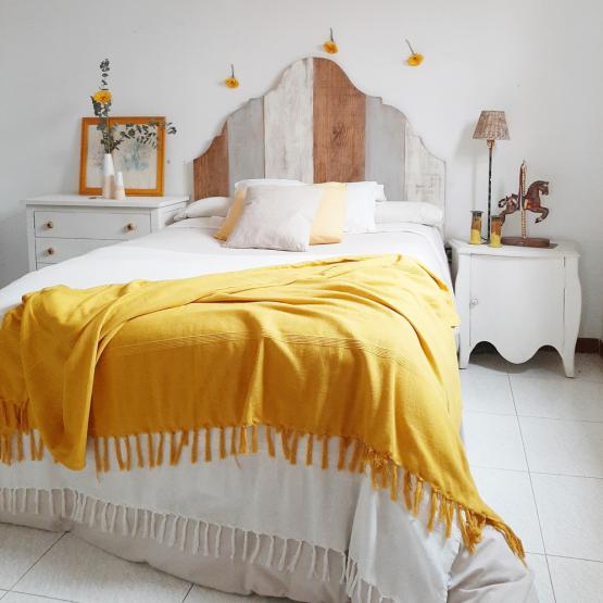 Cabecero de madera estilo rústico | Bohemian and chic